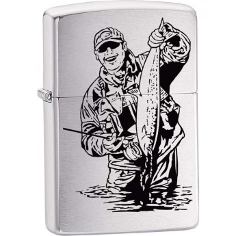 Зажигалка ZIPPO 200 FISHERMAN WITH FISH Зажигалка ZIPPO 200 FISHERMAN WITH FISH