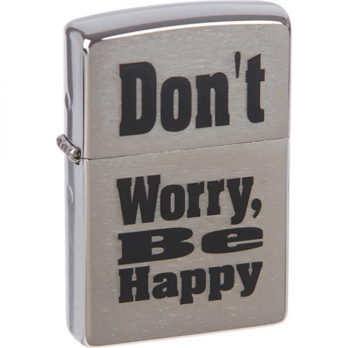 Зажигалка ZIPPO DON`T WORRY 200 200 Dont worry