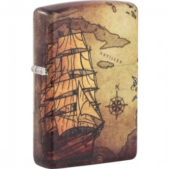 Зажигалка ZIPPO PIRATE SHIP 49355 Зажигалка ZIPPO PIRATE SHIP 49355