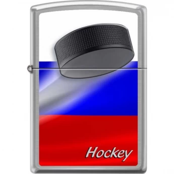 Зажигалка ZIPPO 200 RUSSIAN HOCKEY PUCK Зажигалка ZIPPO 200 RUSSIAN HOCKEY PUCK