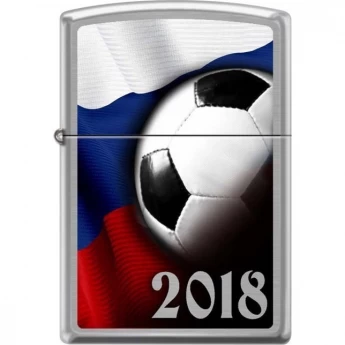 Зажигалка ZIPPO 200 RUSSIAN SOCCER 2018 Зажигалка ZIPPO 200 RUSSIAN SOCCER 2018